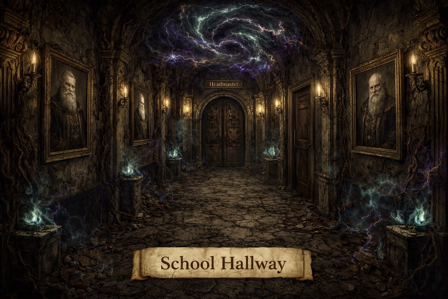 School Hallway